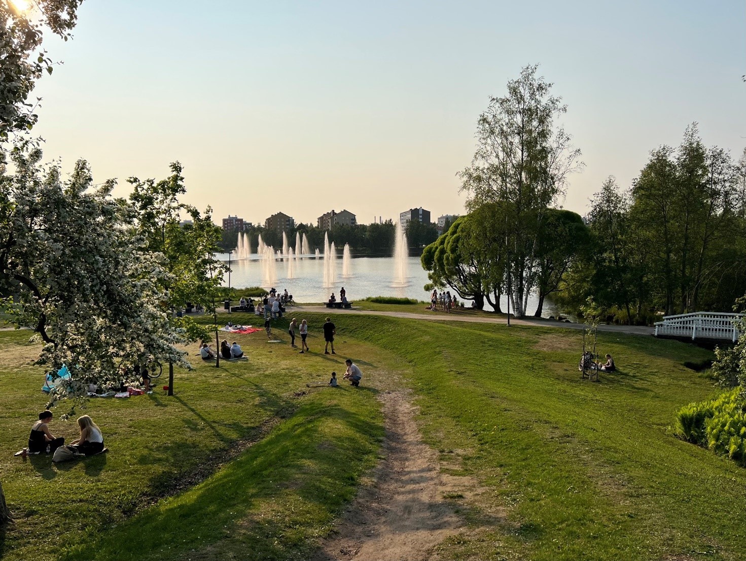 Ainolanpuisto. Kansikuva: Pasi Rytinki/Oulun kaupunki