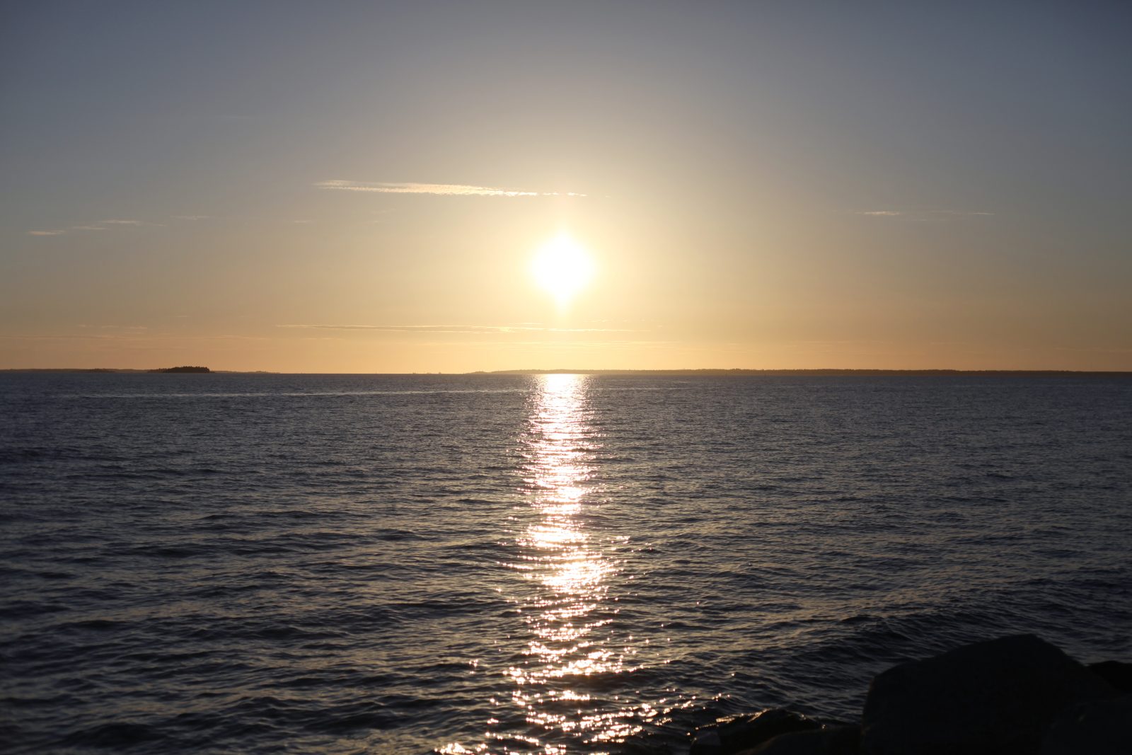 Sunset in Nallikari