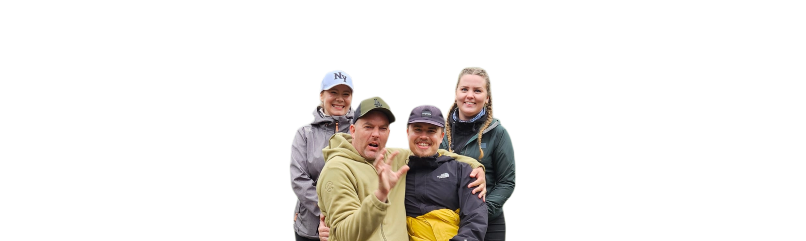 Kaakkurin nuorisotalon ohjaajat syyslukukautena 2026. Kuvassa ovat Essi, Jani, Joonatan ja Annika.